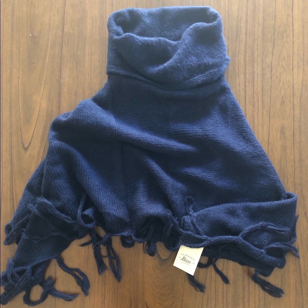 Warm, Cozy Turtleneck Poncho